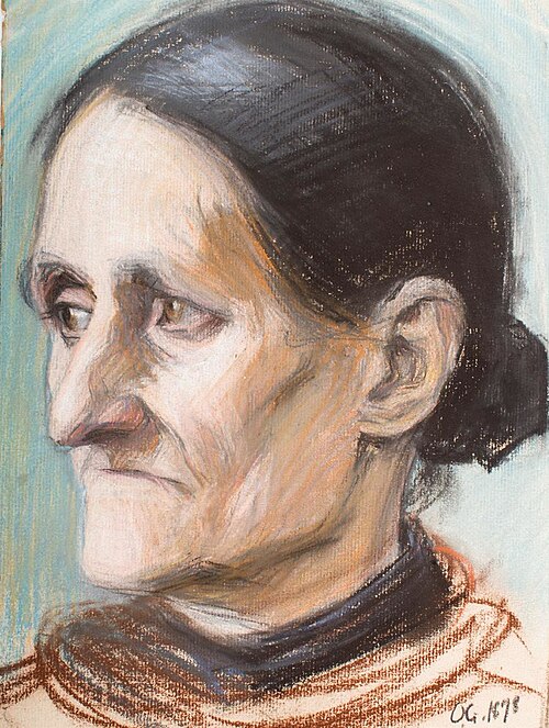 Portrait of an Old Woman, 1898, Olga Gummerus-Ehrström