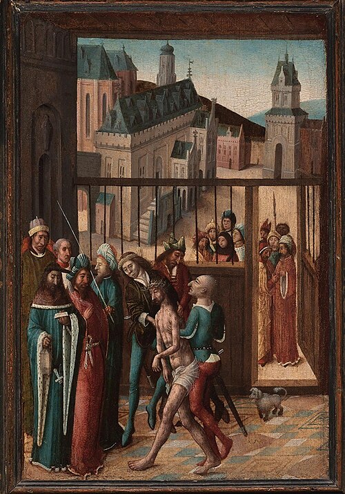 Christ before Pilate, 1470, Meister des Bellaert