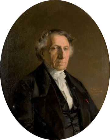 Portrait de Louis-André Boicervoise, administrateur des hospices de Paris, 1848, Louise Eudes de Guimard