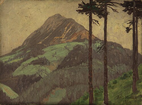Rettenstein pri Filzmoosu, 1905, Anton Nowak