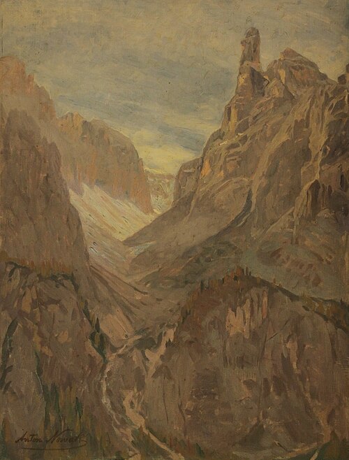 Val di Mesdi, 1932, Anton Nowak