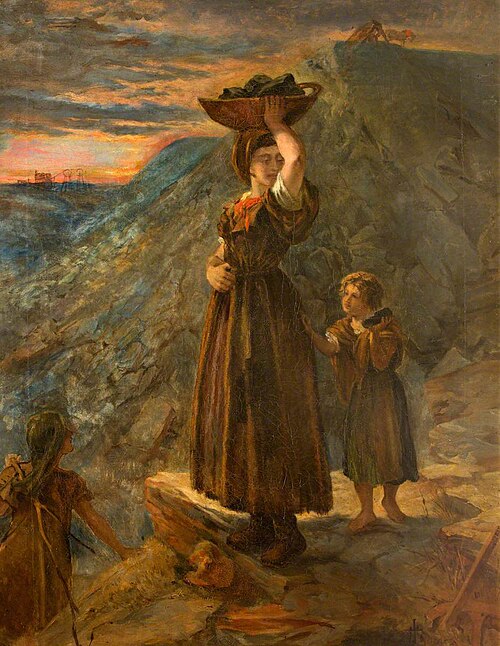 Sackcloth and Ashes: Tip Girls Leaving Work, 1879, T. H. Thomas