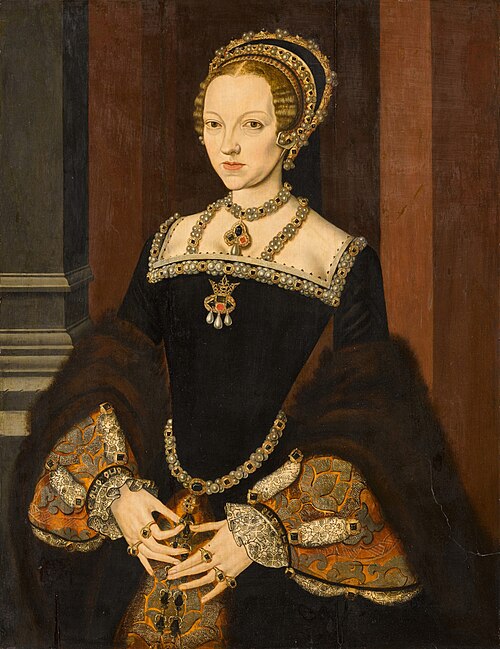 Portrait of Katherine Parr (1512–1548), Queen of England and Ireland, 1550, Master John