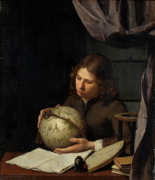 A Young Astronomer, 1685, Olivier van Deuren