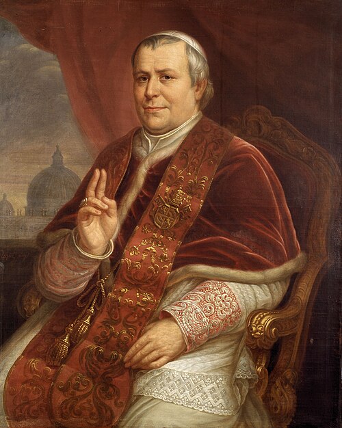 Portrait du Pape Pie IX, 1866, Charles Picqué