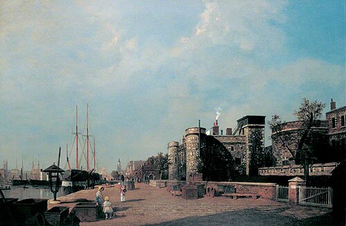 Gun Wharf, Tower of London, , Henry Pether