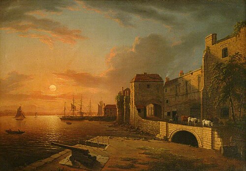 Southampton Town Quay at Sunset, , Henry Pether