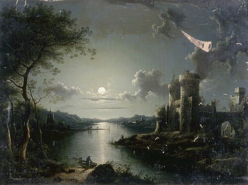 Moonlit Scene, , Henry Pether