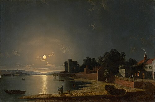 Upnor Castle, Kent, 1850, Henry Pether