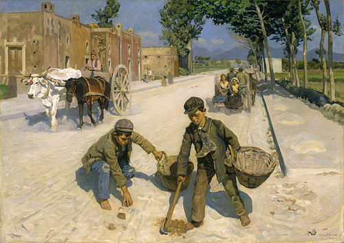Manure Gatherers, 1904, Henry Pether