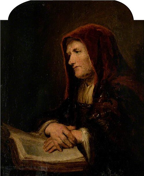 Old Woman Reading, 1840, John Graham Gilbert