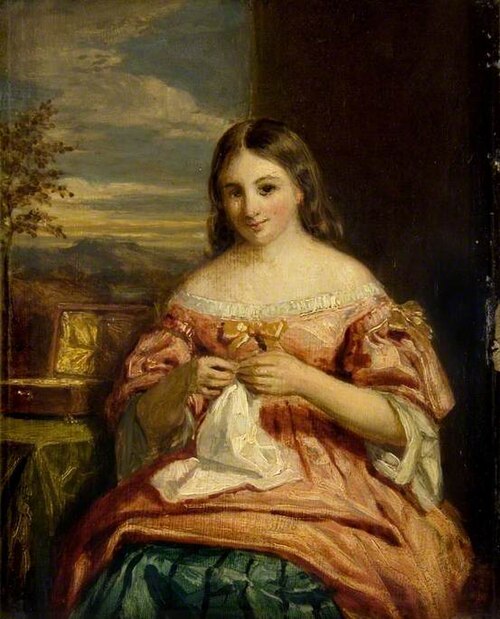 The Young Seamstress, , John Graham Gilbert