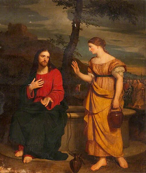 Christ and the Woman of Samaria, , John Graham Gilbert