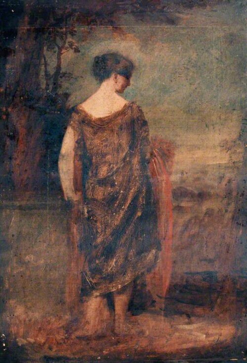 Study of a Female Figure, , John Graham Gilbert
