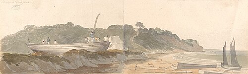 Studland Dock Yard, 1822, John Baverstock Knight