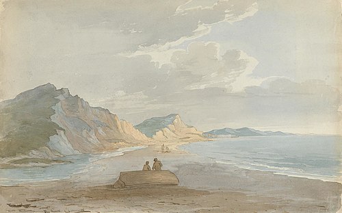 The Beach at Charmouth, , John Baverstock Knight