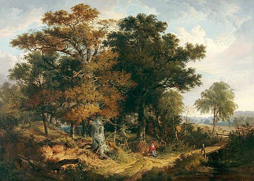 Water Lane, Autumn, 1864, John Burney Ladbrooke