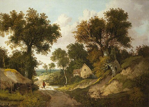 A Country Lane in Norfolk, 1878, John Burney Ladbrooke