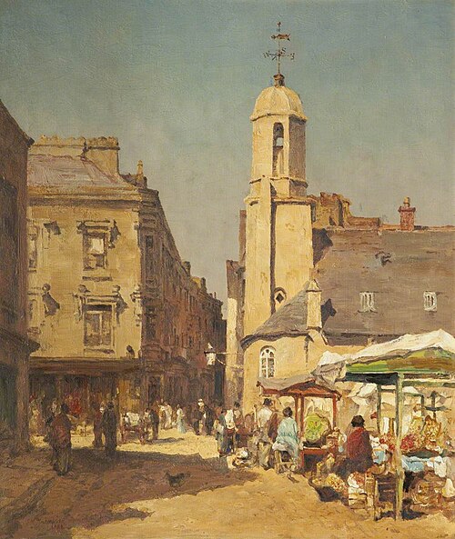 Old St Matthew's Church, Douglas, 1882, John Nicholson