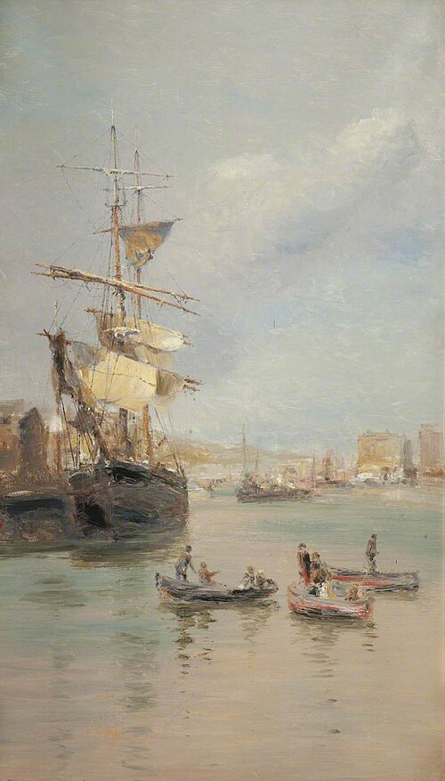 Douglas Harbour, 1892, John Nicholson