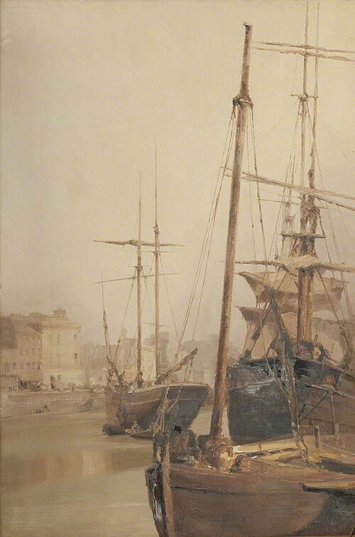Douglas Harbour, 1901, John Nicholson