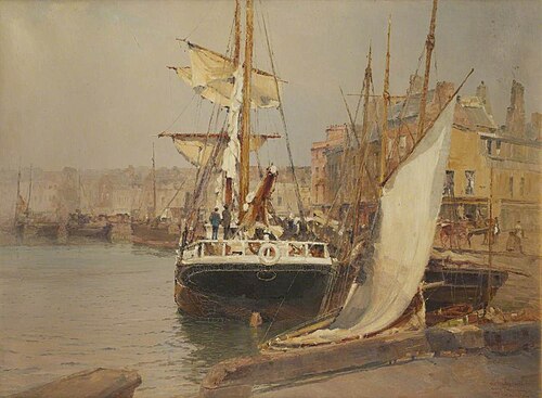 The 'Double Corner', North Quay, 1889, 1905, John Nicholson