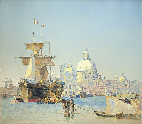 Santa Maria della Salute, Venezia, 1909, John Nicholson