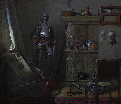 The Studio, 1855, William Borthwick Johnstone
