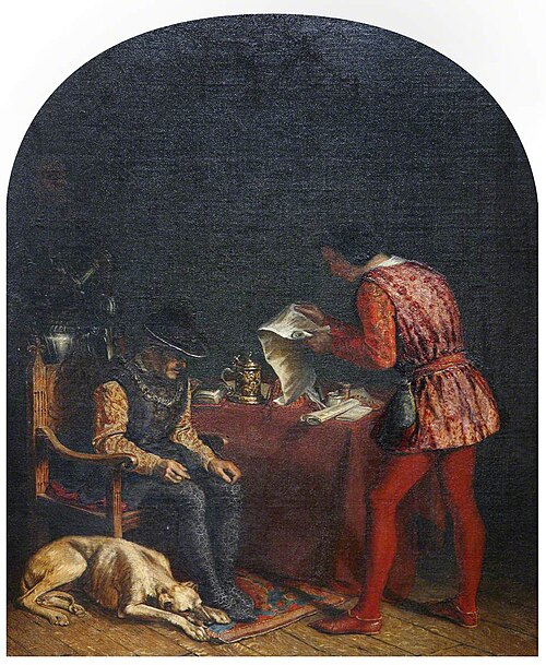 Louis XI Attended by His Favourite Minister, Olivier-le-Dain, , William Borthwick Johnstone