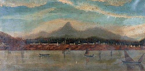 Town of Nanaimo, Vancouver Island, 1865, William Joy