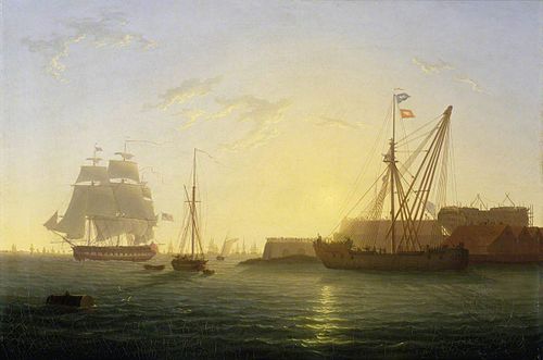 HMS 'Clyde' Arriving at Sheerness After the 'Nore' Mutiny, 30 May 1797., 1830, William Joy