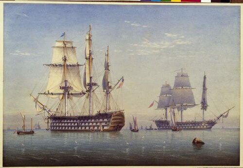 Ships Of The Line, 1832, William Joy