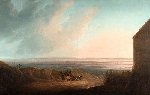 View From Hill House, 1812, Joseph Francis Gilbert