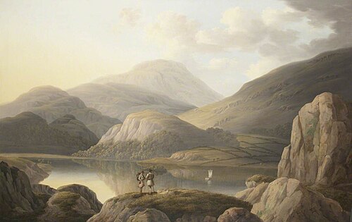 Ullswater Head, Cumberland, 1834, Joseph Francis Gilbert