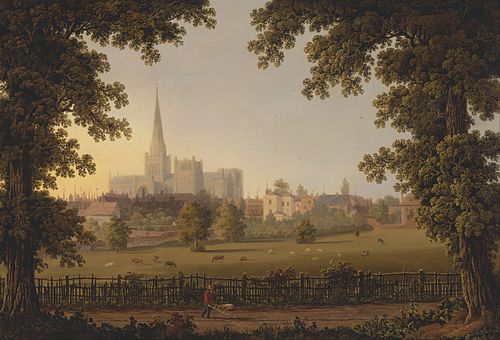 Chichester Cathedral, 1833, Joseph Francis Gilbert