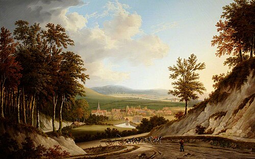 View of  South Harting, Sussex, 1834, Joseph Francis Gilbert