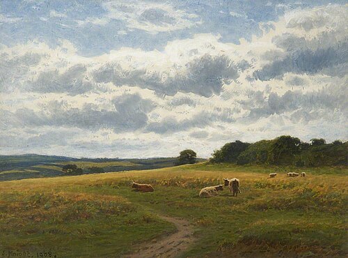 A Summer Day, Glan Conwy, 1908, Joseph Knight