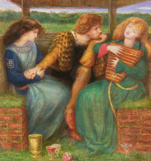 The Merciless Lady, 1865, Dante Gabriel Rossetti