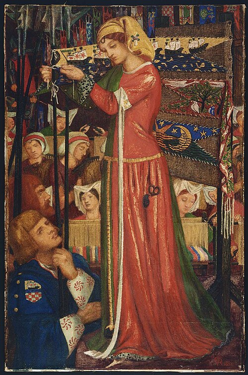 Before the Battle, , Dante Gabriel Rossetti