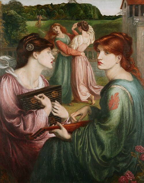 The Bower Meadow, 1872, Dante Gabriel Rossetti