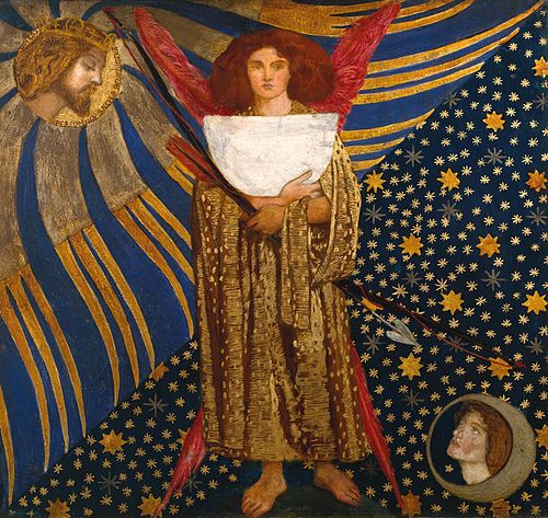 Dantis Amor, 1860, Dante Gabriel Rossetti