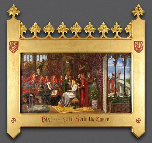 Hist, Said Kate the Queen, 1851, Dante Gabriel Rossetti