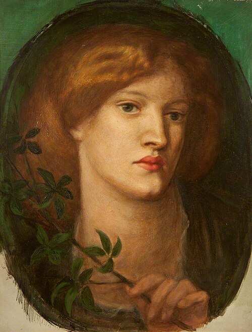 Louisa Ruth Herbert (1831–1921), 1858, Dante Gabriel Rossetti