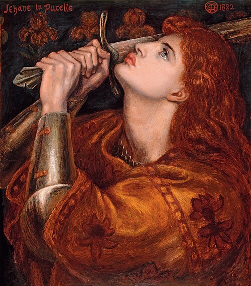 Jeanne d'Arc, 1882, Dante Gabriel Rossetti