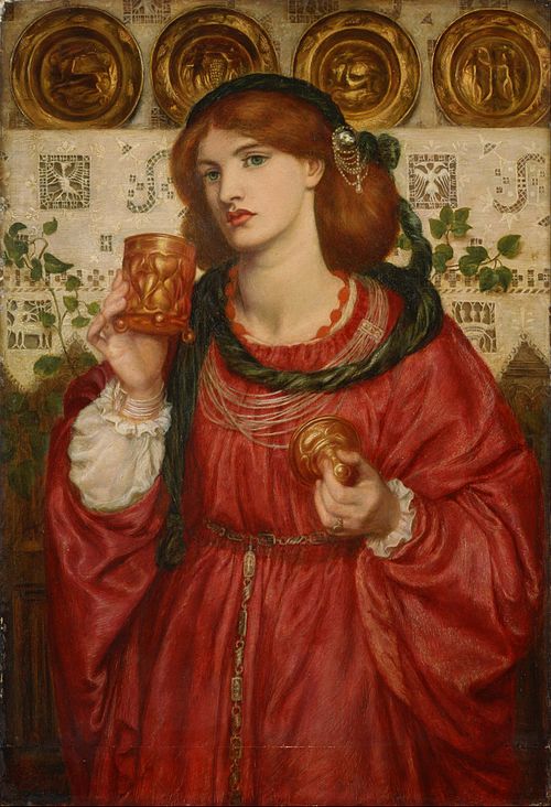 The Loving Cup, 1867, Dante Gabriel Rossetti