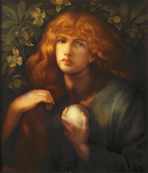 Mary Magdalene, 1877, Dante Gabriel Rossetti