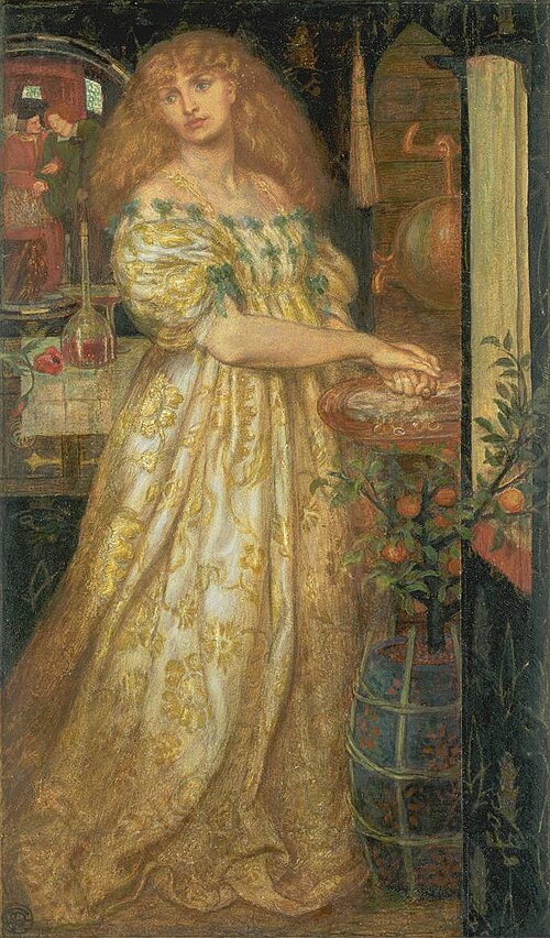 Lucrezia Borgia, 1860, Dante Gabriel Rossetti