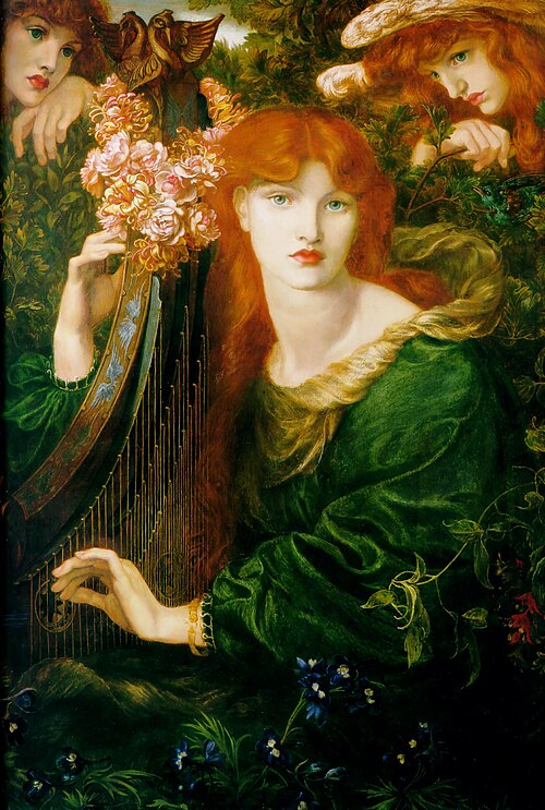 La Ghirlandata, 1873, Dante Gabriel Rossetti