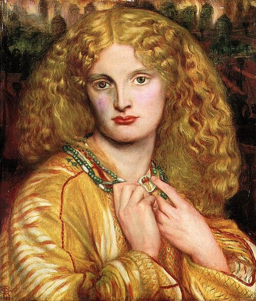 Helen of Troy, 1863, Dante Gabriel Rossetti
