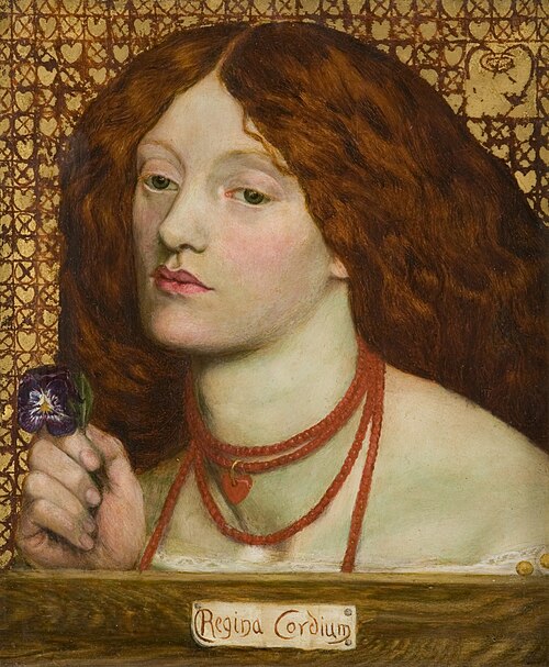 Regina Cordium, 1860, Dante Gabriel Rossetti